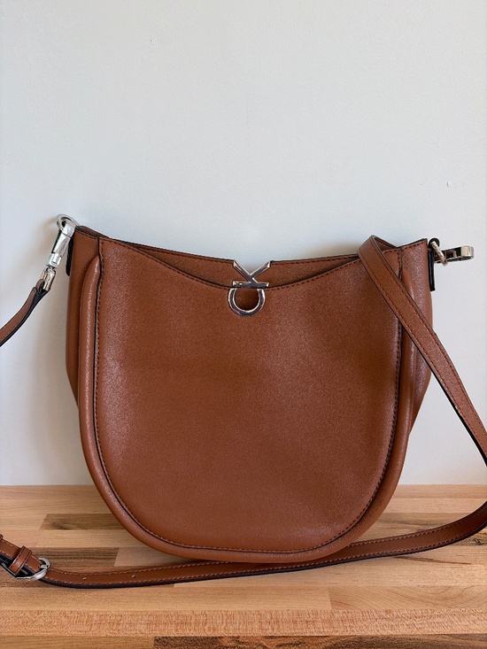 Calvin Klein Handbags - Calvin Klein Crisell Crescent Shoulder Bag Caramel